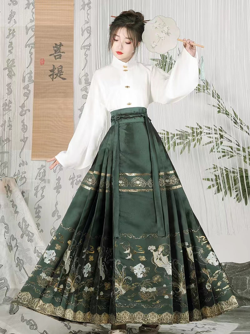 green mamianqun skirt