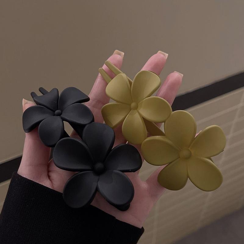 2Pcs Double Flowers Clips Pack