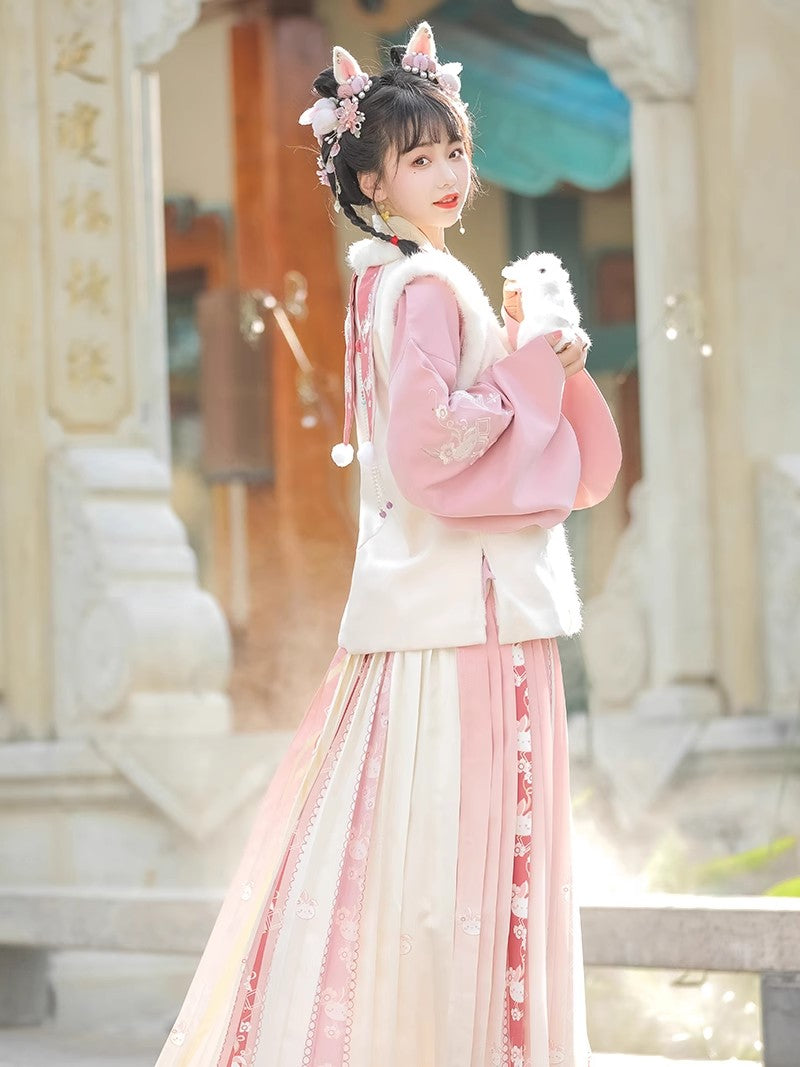 cute pink hanfu