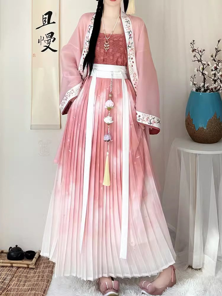 pink hanfu