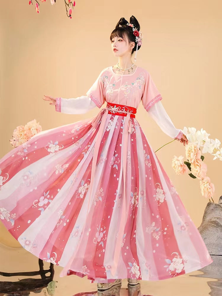 pink hanfu